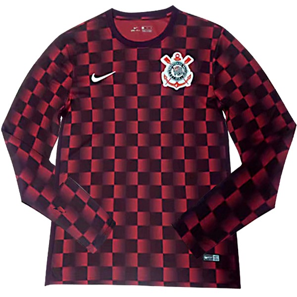 Camiseta Corinthians Paulista Replica Segunda Ropa ML 2019/20 Rojo